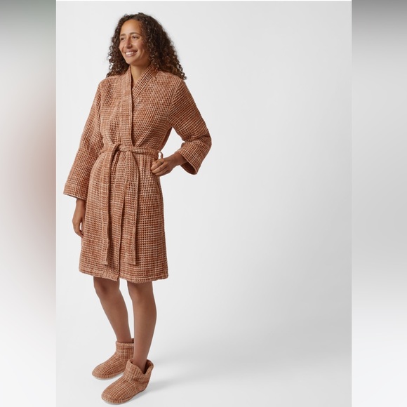 COPY - PARACHUTE HOME softest WAFFLE ROBE. UNISEX. Size S. - Picture 3 of 5